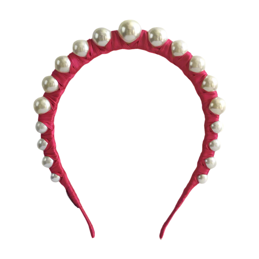 Derby Pearl Magenta Pink - Iconic Headband *Buy Now*