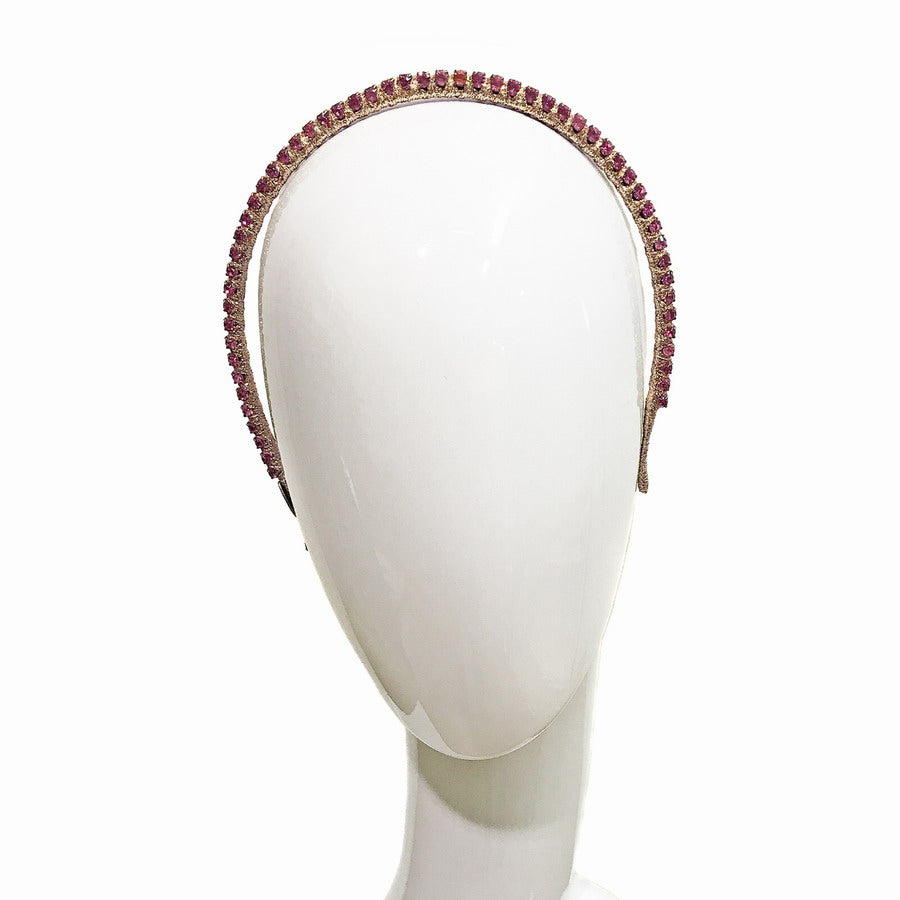 Alessa SML - Pink Rose Crystal - Headband *Buy Now*