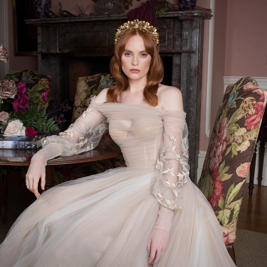 Angel Pearl / Gold - Iconic Crown *MADE TO ORDER*