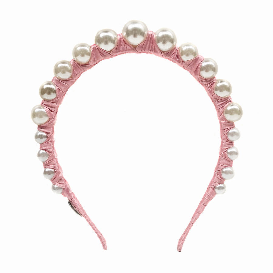 Derby Pearl Pink - Iconic Headband *MADE TO ORDER*