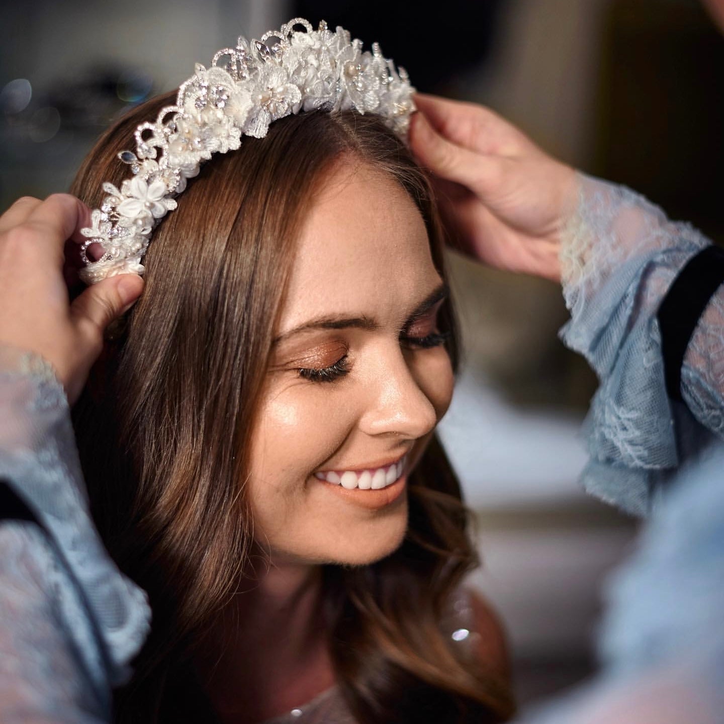 Caprina Lace / Silver - Crown *AVAILABLE NOW*