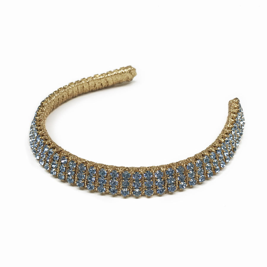 Sparkness Sky Blue Crystal - Crown *MADE TO ORDER*