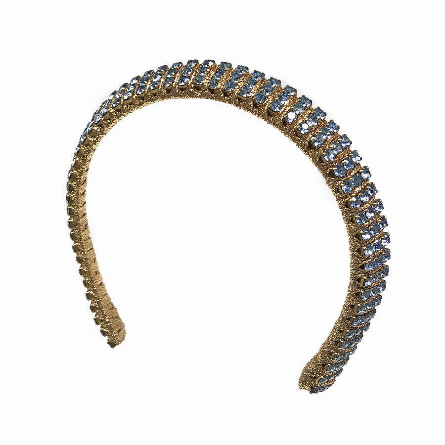 Sparkness Sky Blue Crystal - Crown *MADE TO ORDER*