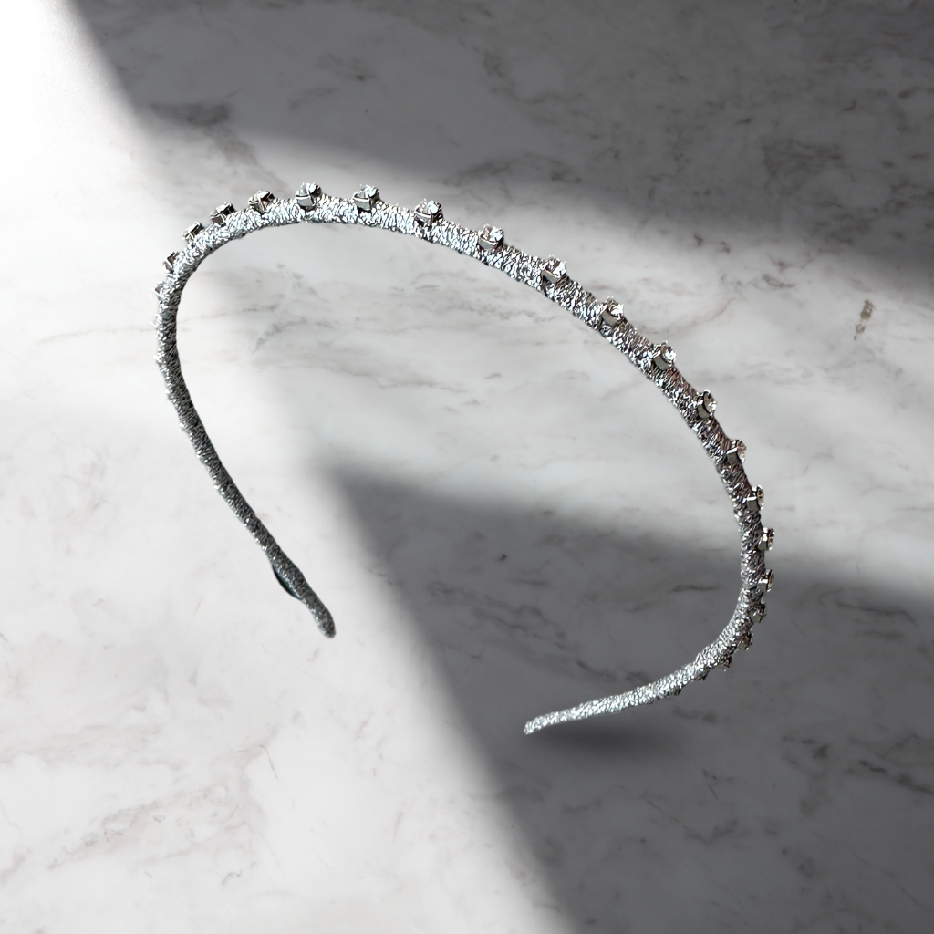 Aerial Silver / Crystal - Timeless Headband *AVAILABLE NOW*