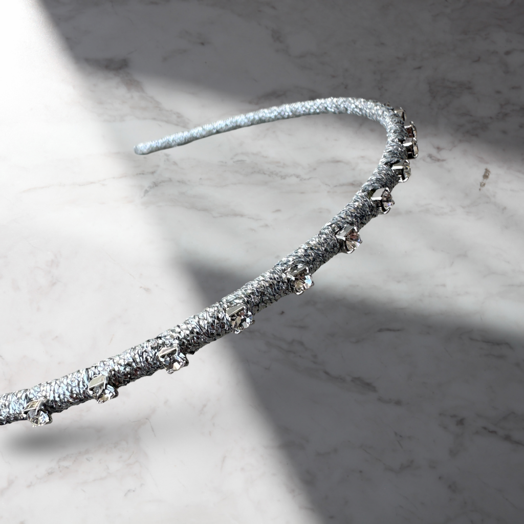 Aerial Silver / Crystal - Timeless Headband *AVAILABLE NOW*