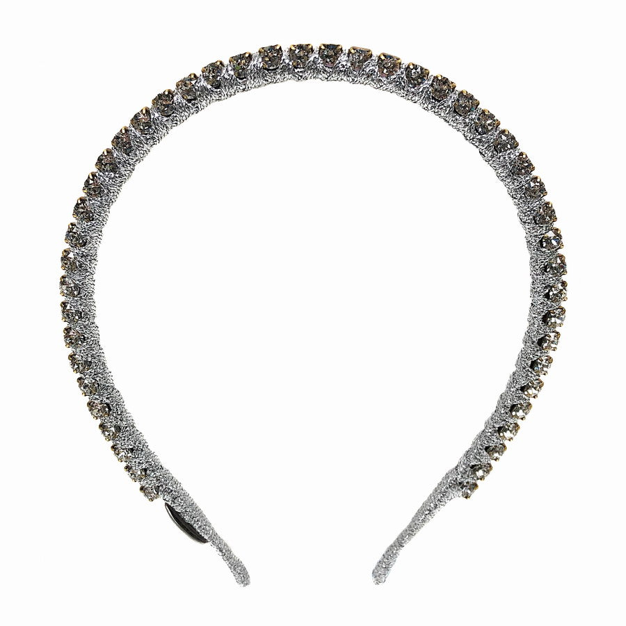 Alessa Silver Classic Crystal - Headband *MADE TO ORDER*