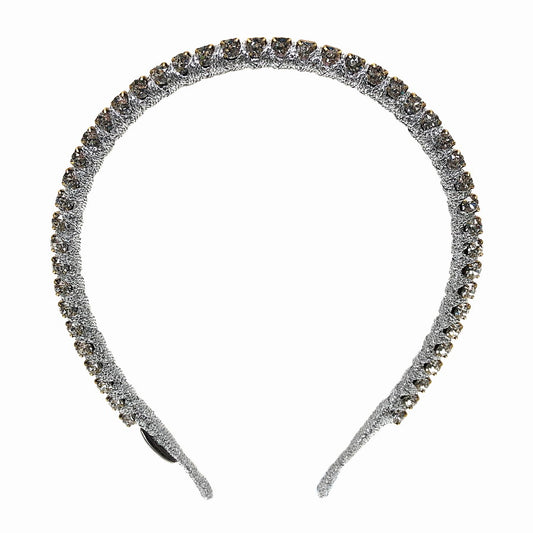 Alessa Silver Classic Crystal - Headband *MADE TO ORDER*