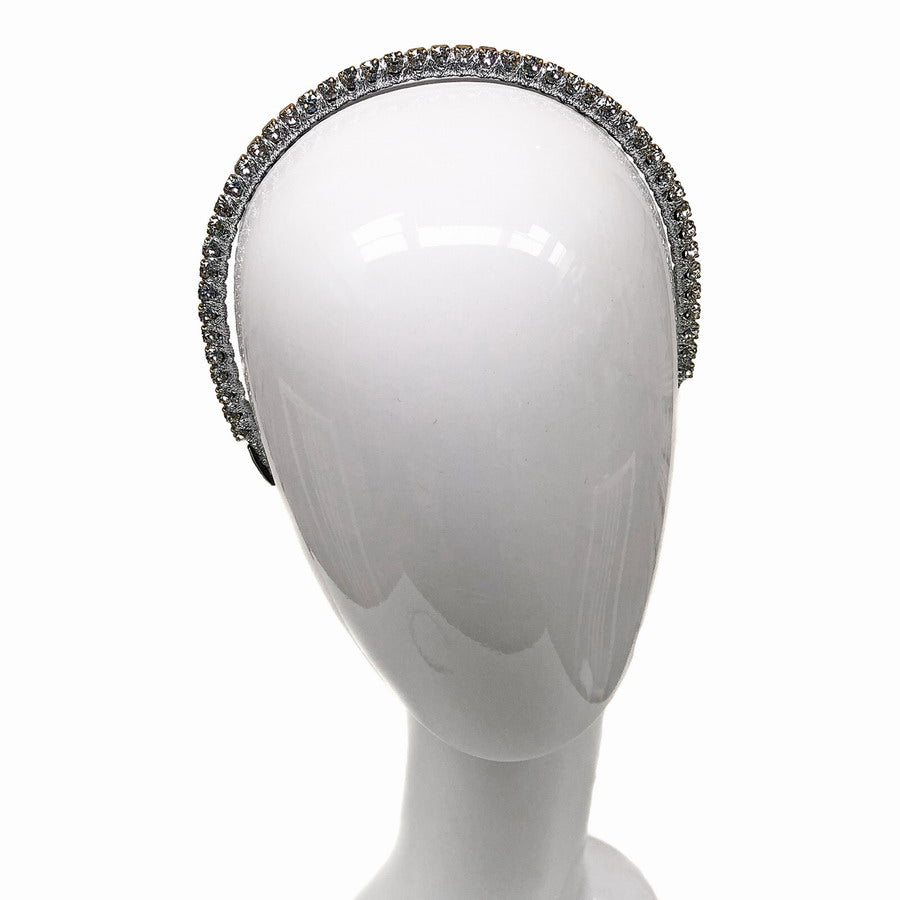 Alessa Silver Classic Crystal - Headband *MADE TO ORDER*