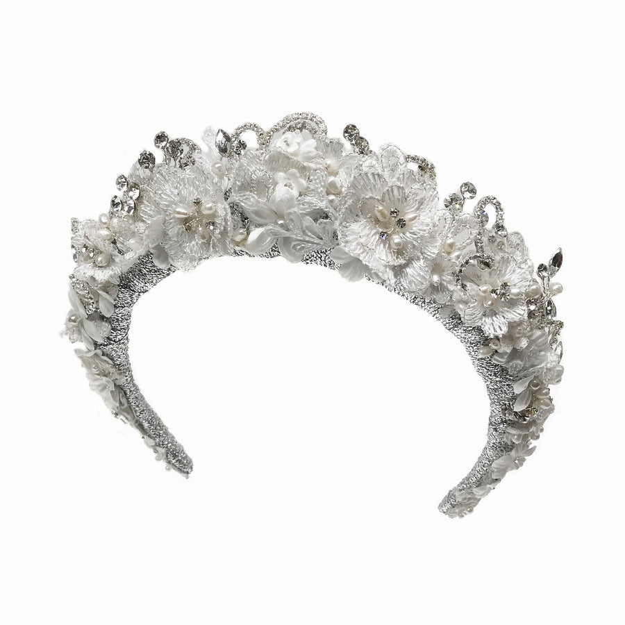 Caprina Lace / Silver - Crown *AVAILABLE NOW*