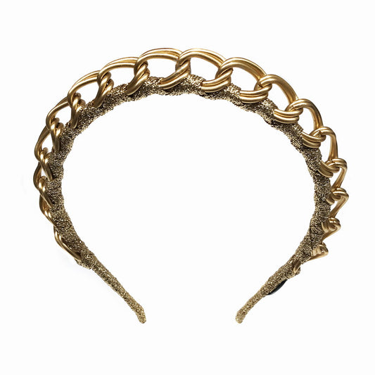 Chain Braid Gold - Headband *MADE TO ORDER*