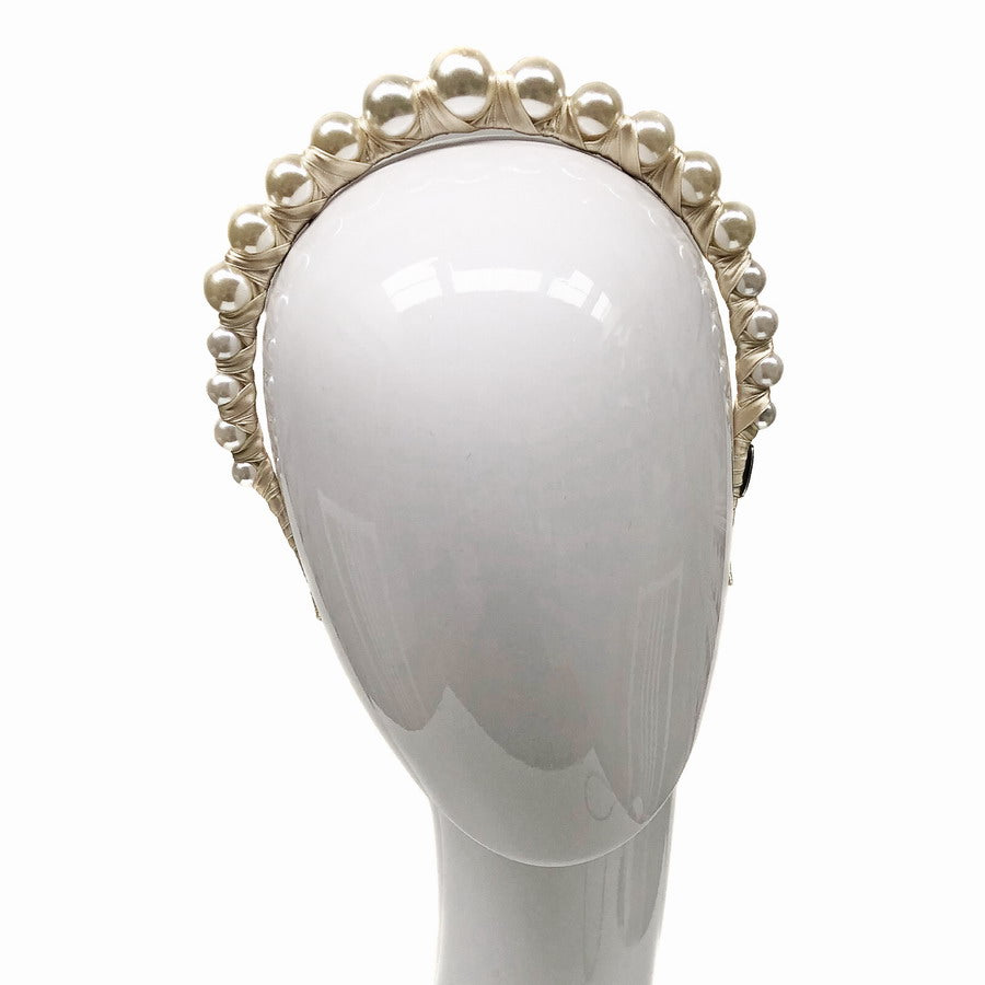 Derby Pearl Cream - Iconic Headband *MADE TO ORDER*