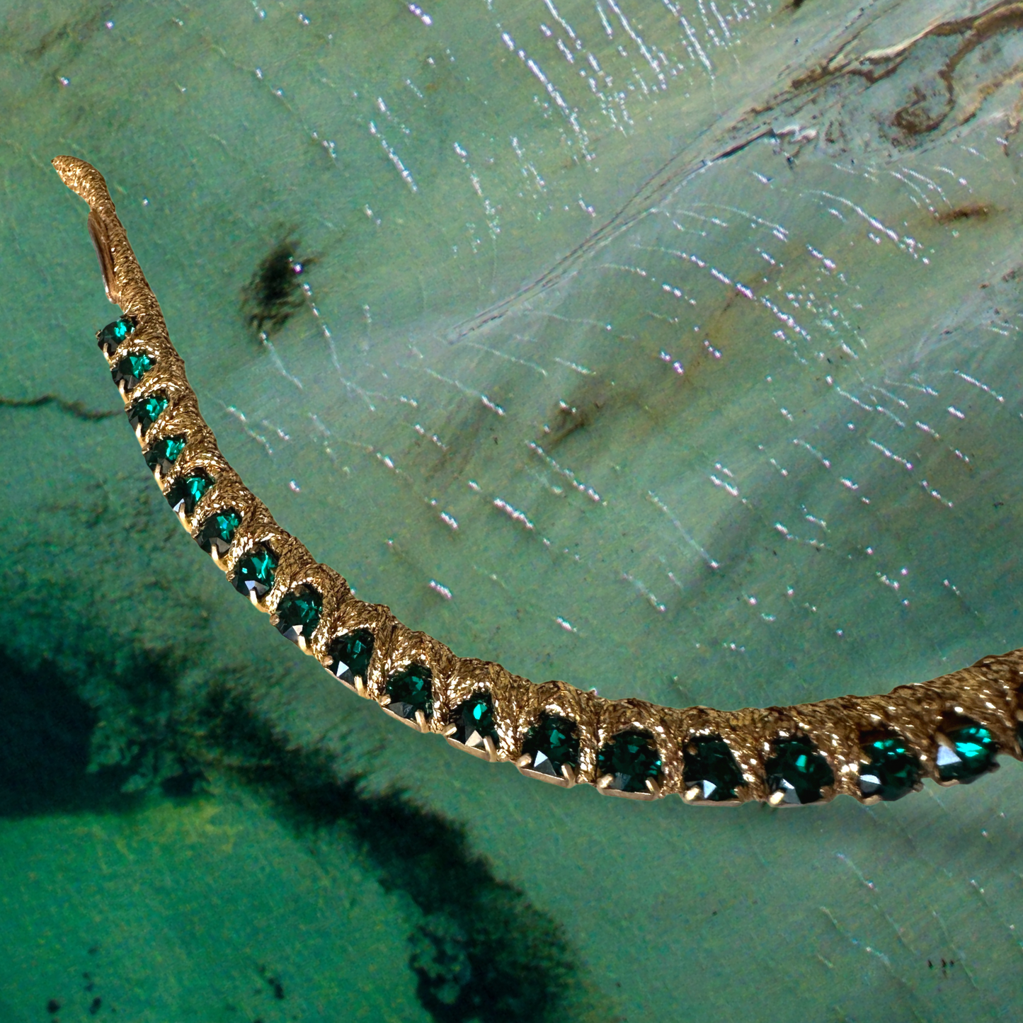 Alessa Emerald Green Crystal - Headband *Buy Now*