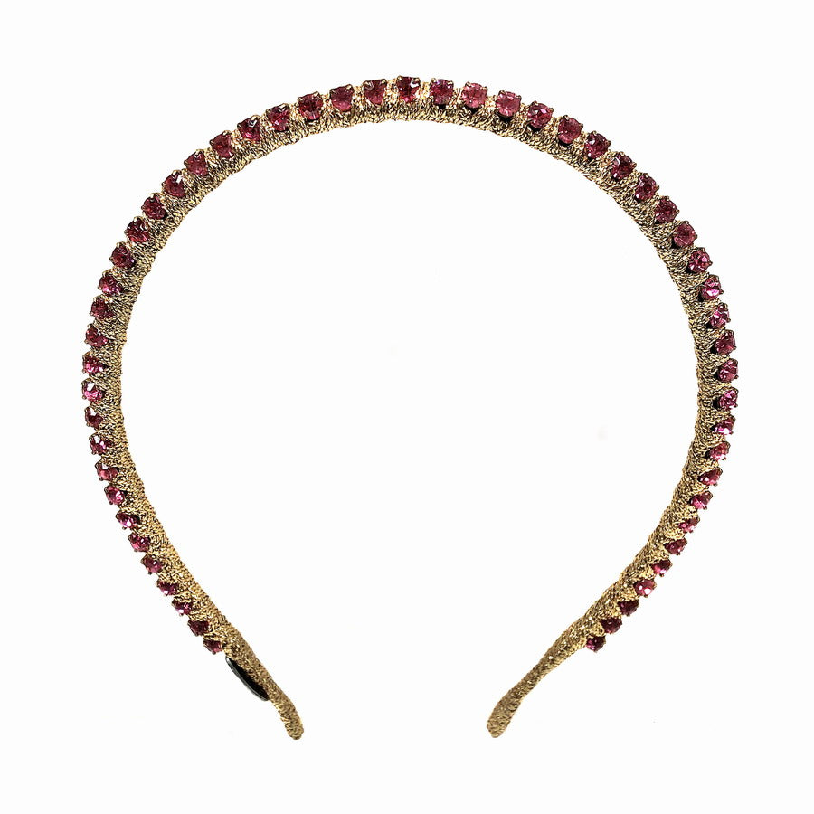 Alessa SML - Pink Rose Crystal - Headband *Buy Now*
