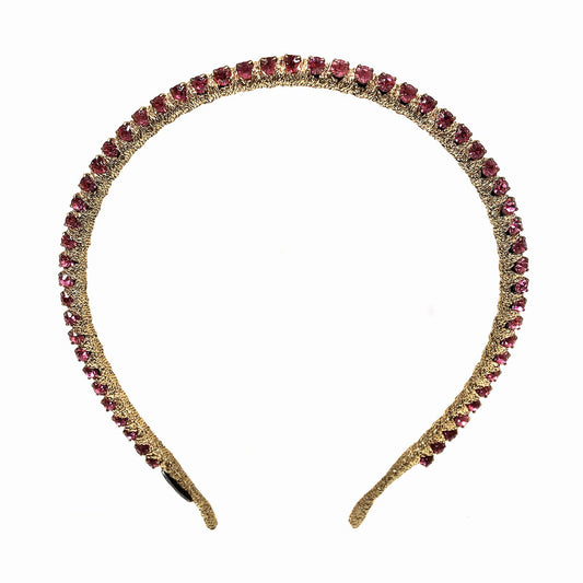 Alessa SML - Pink Rose Crystal - Headband *Buy Now*