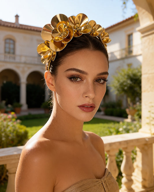 Clover Mirror Leather Headband