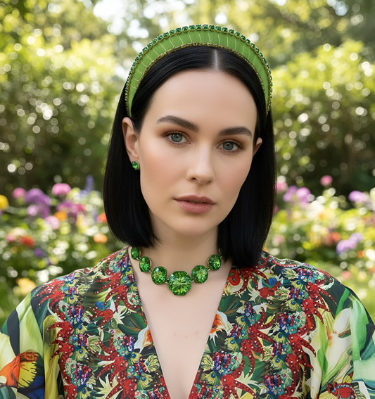 Indu Kermit Green / Emerald Crystal - Iconic Crown *AVAILABLE NOW*