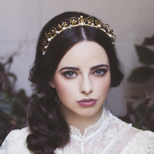 Bernadette PEARL / Gold - Iconic Crown *SOLD OUT*