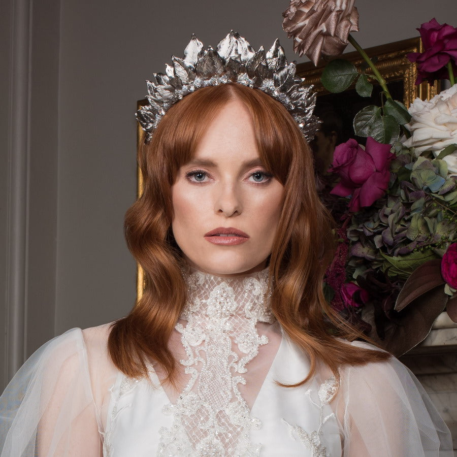 Gloria Grace Silver / Crystal - Iconic Crown *AVAILABLE NOW*