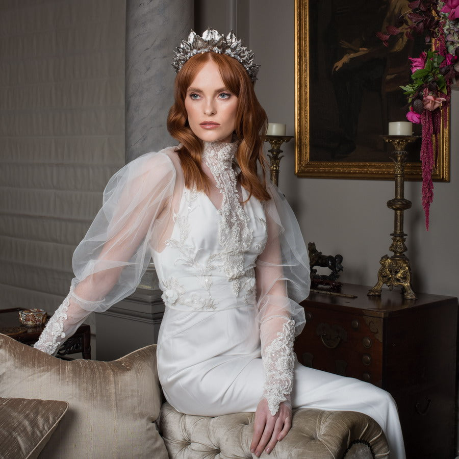 Gloria Grace Silver / Crystal - Iconic Crown *AVAILABLE NOW*