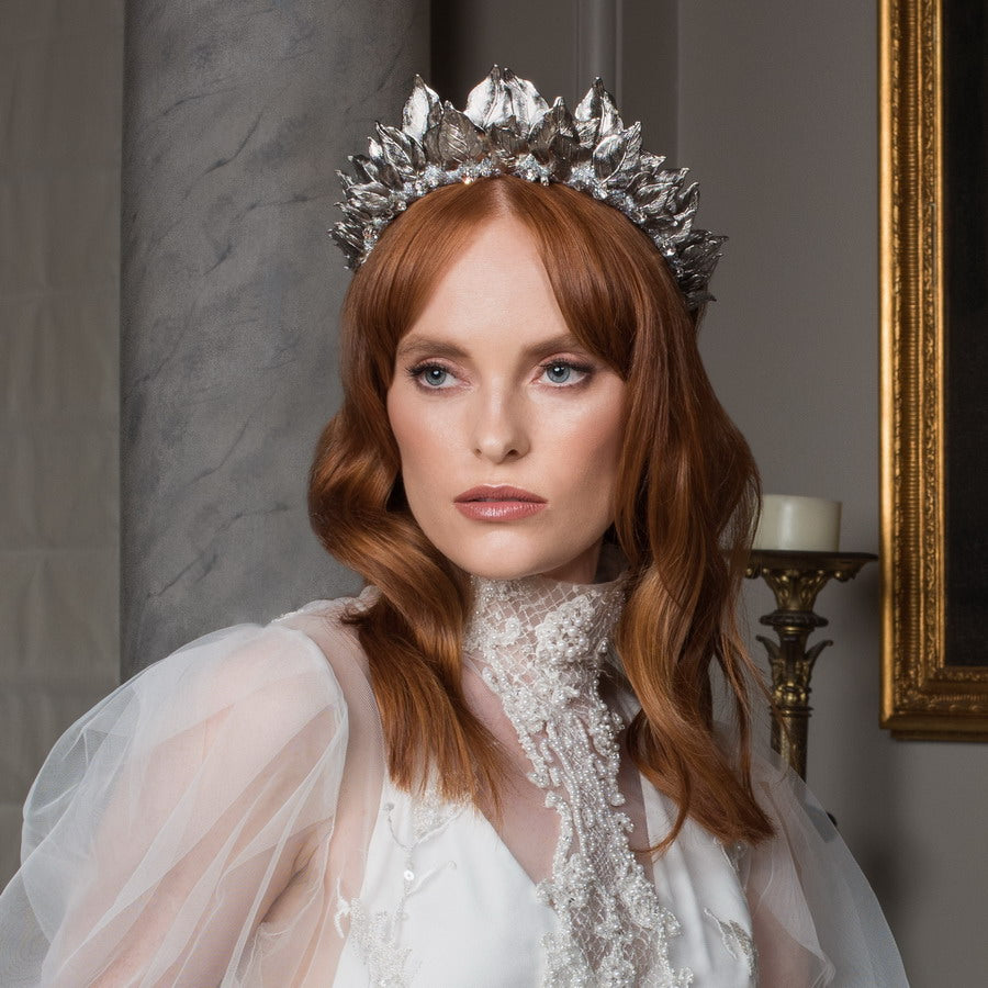 Gloria Grace Silver / Crystal - Iconic Crown *AVAILABLE NOW*