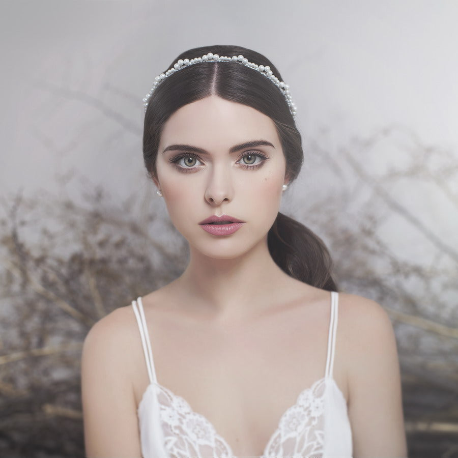 Middleton Pearl / Silver - Iconic Headband *SOLD OUT*